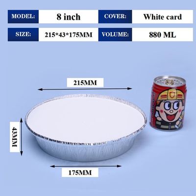 8 дюймовый контейнер для обеда из фольги