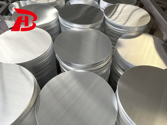 Покрытая поверхность B209 ASTM 3003 8011 1050 1100 1060 Алюминиевые круги для непримешивающихся сковородок
