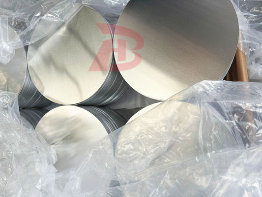 Custom Size Aluminum Circle 0.3-6mm Thickness 100-1000mm Diameter CC DC Material 1050 1060 3003 Alloy Crack Resistant Deep Drawing for Cookware and Lamp Cover Stamping