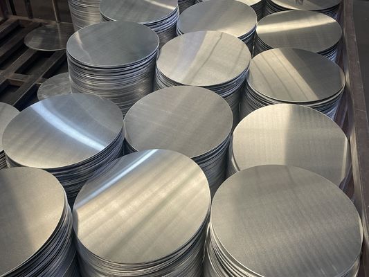 1050 1060 Aluminum Circle Disc H12 Temper Deep Drawing Crack Resistant 100-650mm Diameter for Cookware Pots and Pans