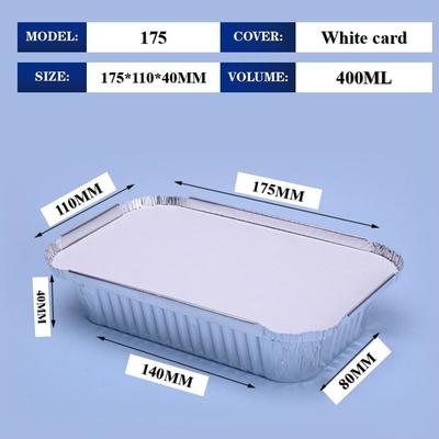 Пищевая алюминиевая фольга для ланч-бокса с 3 вариантами крышек