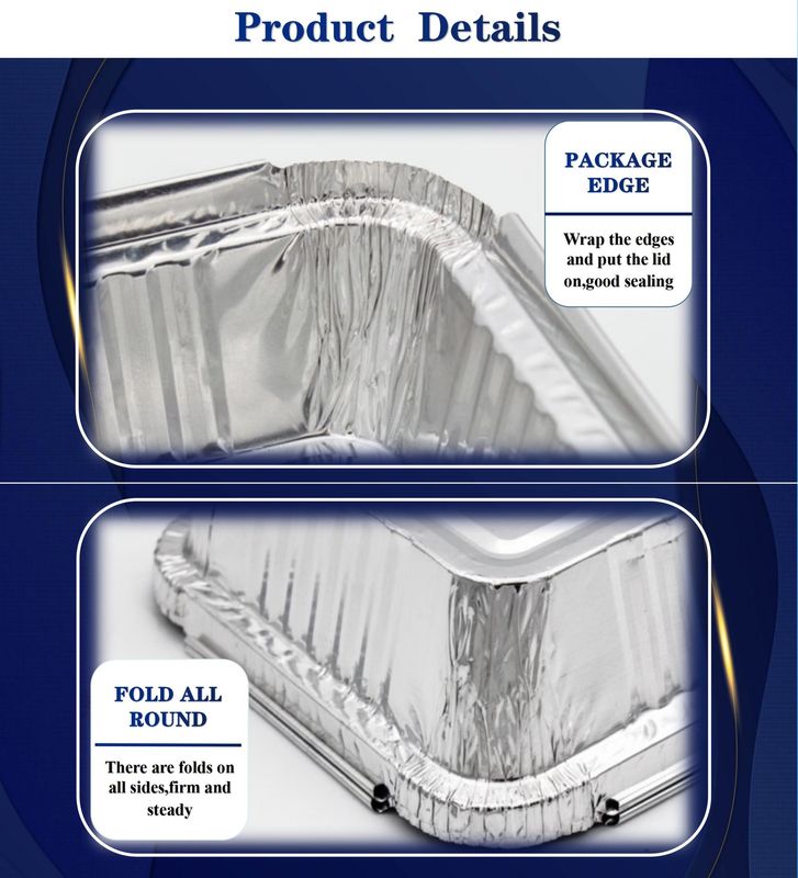 Термостойкие и гигиенические емкости из алюминиевой фольги для удобного хранения продуктов