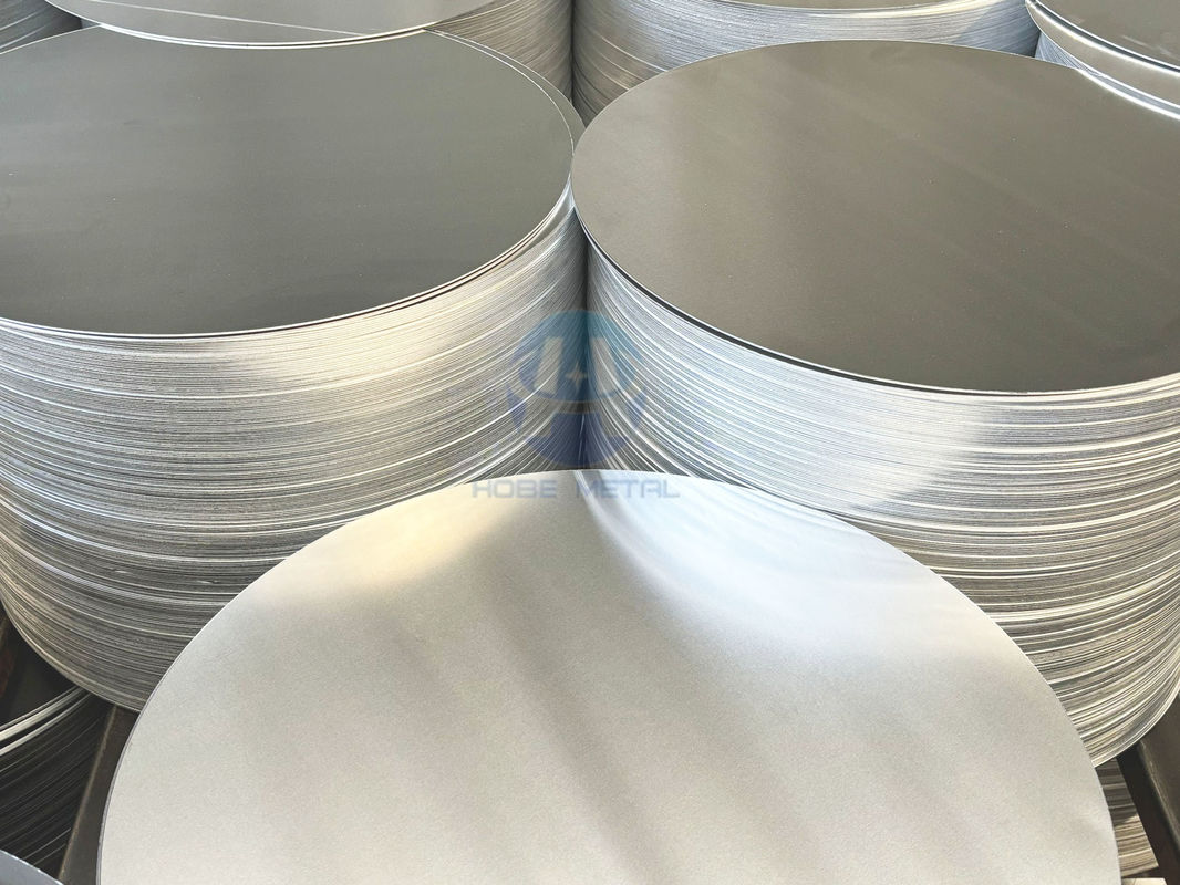 Smooth Surface High Flatness Aluminum Disc 1050 1060 3003 Alloy, 0.3–6mm Thick, Custom Size Aluminum Blank for Lamp Cover & Pots