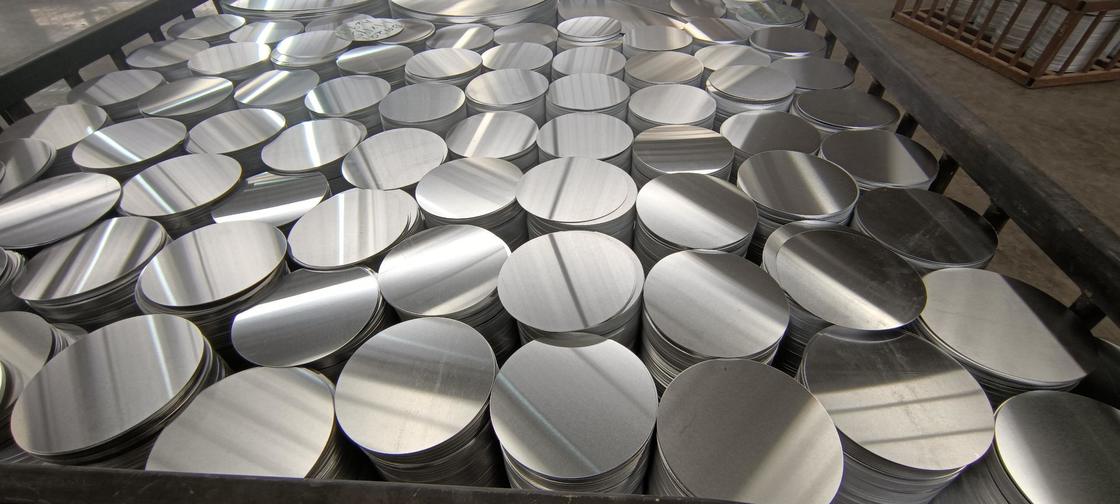 Gleaming Silvery 1080/1100 Alloy Aluminum Circles Discs 0.3-6.0MM Thickness for Household Renovation