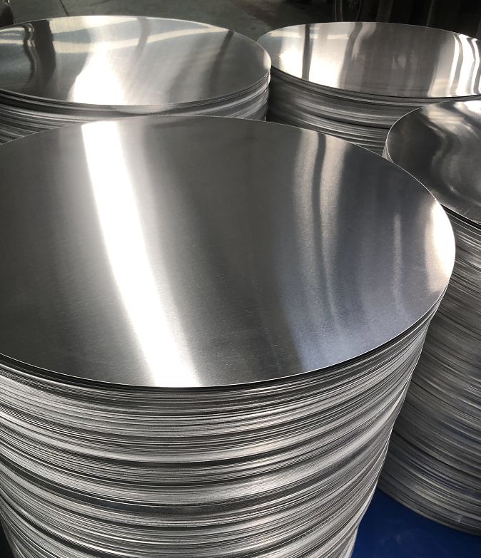 High-Shine Silvery Aluminum Circles 1050/1080 80-1600MM for Household Fixtures